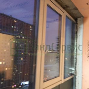 Среднерогатская 13-1 витражное остекление пол балкона ЖК Триумф парк